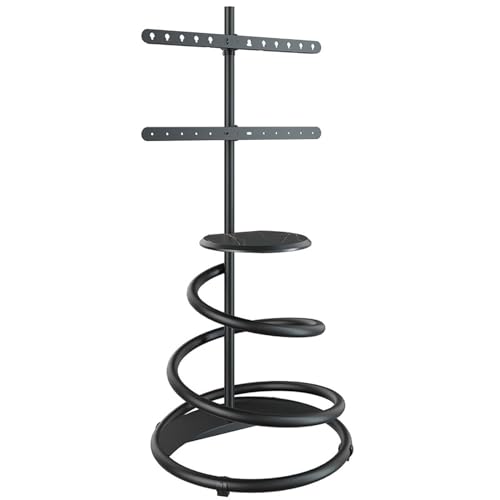 LCD-Tv, Um 45 Grad Drehbarer Bodenrahmen, Trennwand, Drehbares Rack, Drehbarer Tv-Schrank, Drehbarer Sockel, Passend Für 37-75 Zoll Led-Bildschirme, Max. Vesa 600 X 400 Mm, Schwarz LCD-Tv, Um 45 Grad Drehbarer Bodenrahmen, Trennwand, Drehbares Rack, Drehbarer Tv-Schrank, Drehbarer Sockel, Passend Für 37-75 Zoll Led-Bildschirme, Max. Vesa 600 X 400 Mm, Schwarz von XDAWQP