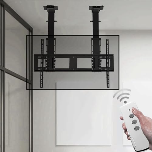 LCD-Tv-Bodenständer - Elektrische Tv-Deckenhalterung, Teleskop-Tv-Ständer Mit Automatischer Anhebung Und Fernbedienung, Höhenverstellbarer Ständer Mit Smart Memory, Passend Für 55-120-Zoll-Fernseher, LCD-Tv-Bodenständer - Elektrische Tv-Deckenhalterung, Teleskop-Tv-Ständer Mit Automatischer Anhebung Und Fernbedienung, Höhenverstellbarer Ständer Mit Smart Memory, Passend Für 55-120-Zoll-Fernseher, von XDAWQP