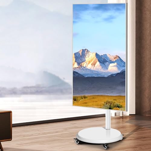 LCD-Tv-Bodenständer Mit 360-Grad-Drehrahmen – Mobiler Tv-Wagen Auf Rädern Für 24-55-Zoll-Bildschirme, Höhenverstellbarer Tv-Rollständer Mit Kabelmanagement, Max. Vesa 200 X 200 Mm, Eine Farbe, H1400 LCD-Tv-Bodenständer Mit 360-Grad-Drehrahmen – Mobiler Tv-Wagen Auf Rädern Für 24-55-Zoll-Bildschirme, Höhenverstellbarer Tv-Rollständer Mit Kabelmanagement, Max. Vesa 200 X 200 Mm, Eine Farbe, H1400 von XDAWQP