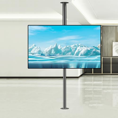 LCD-Tv-Bodenständer - Teleskop-Tv-Ständer, 360 Grad Drehbarer Rahmen, Universal-Tv, Höhenverstellbare Halterung, Passend Für Die Meisten 32-75-Zoll-Fernseher, Maximale Tragkraft 45 Kg, Einfach Zu Ins LCD-Tv-Bodenständer - Teleskop-Tv-Ständer, 360 Grad Drehbarer Rahmen, Universal-Tv, Höhenverstellbare Halterung, Passend Für Die Meisten 32-75-Zoll-Fernseher, Maximale Tragkraft 45 Kg, Einfach Zu Ins von XDAWQP