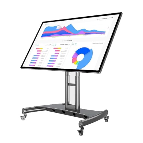 Mobiler Tv-Halterungsständer – Robuster Tv-Wagenständer, Mobiler Tv-Wagen Auf Rädern, Monitorwagen Mit Niedriger Höhe, Für 32-70 Zoll Flache Curved-Tvs, Höhenverstellbar, Eine Farbe, 32,70 Zoll Ferns Mobiler Tv-Halterungsständer – Robuster Tv-Wagenständer, Mobiler Tv-Wagen Auf Rädern, Monitorwagen Mit Niedriger Höhe, Für 32-70 Zoll Flache Curved-Tvs, Höhenverstellbar, Eine Farbe, 32,70 Zoll Ferns von XDAWQP