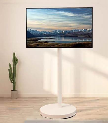 Mobiler Tv-Wagen Auf Rädern – Mobiler Ständer – Universal-Tv-Bodenständer, Mobiler Tv-Wagen Für 24-46-Zoll-Bildschirme, 360°-Umschaltung Zwischen Horizontalen Und Vertikalen Bildschirmen, Tv-Halterun Mobiler Tv-Wagen Auf Rädern – Mobiler Ständer – Universal-Tv-Bodenständer, Mobiler Tv-Wagen Für 24-46-Zoll-Bildschirme, 360°-Umschaltung Zwischen Horizontalen Und Vertikalen Bildschirmen, Tv-Halterun von XDAWQP
