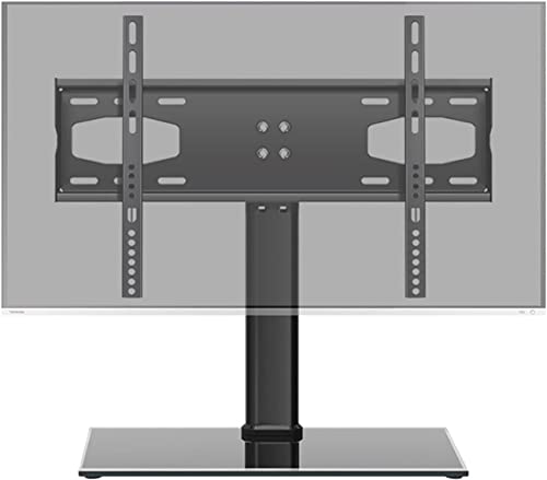 Tischplatte, Tisch-Tv-Basis Für 32 Bis 55 Zoll Flachbildfernseher, 3-Stufig Höhenverstellbar, Robuste Basis Aus Gehärtetem Glas, Vesa-Tv-Halterung Bis Zu 600 X 400 Mm Tischplatte, Tisch-Tv-Basis Für 32 Bis 55 Zoll Flachbildfernseher, 3-Stufig Höhenverstellbar, Robuste Basis Aus Gehärtetem Glas, Vesa-Tv-Halterung Bis Zu 600 X 400 Mm von XDAWQP