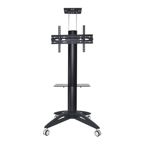 Tragbarer Tv-Standfuß - Mobiler Tv-Wagen Mit Rädern - Für 32 Bis 70 Zoll LCD/Led-Fernseher, Mit Tablett, Rollender Tv-Wagen Für Das Heimdisplay Mit Einstellbarer Höhe,B Tragbarer Tv-Standfuß - Mobiler Tv-Wagen Mit Rädern - Für 32 Bis 70 Zoll LCD/Led-Fernseher, Mit Tablett, Rollender Tv-Wagen Für Das Heimdisplay Mit Einstellbarer Höhe,B von XDAWQP
