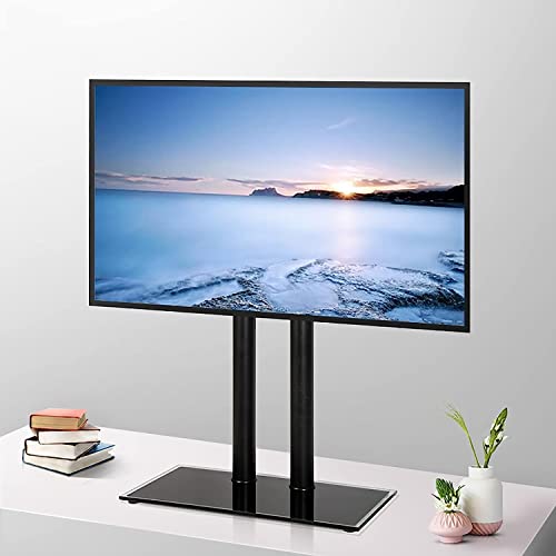 Universelle Tischplatte, Tischfuß-Tv-Beine Mit Höhenverstellung, Passend Für 32-65-Zoll-Fernseher, Tv-Halterung Mit Verdickter Basis Aus Gehärtetem Glas Universelle Tischplatte, Tischfuß-Tv-Beine Mit Höhenverstellung, Passend Für 32-65-Zoll-Fernseher, Tv-Halterung Mit Verdickter Basis Aus Gehärtetem Glas von XDAWQP