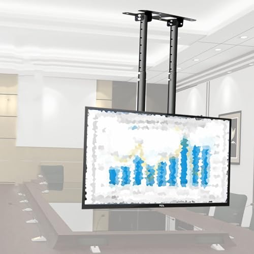 Verstellbare Tv-Deckenhalterung – Deckenhalterung Für Fernseher, Passend Für 55-100 Zoll Led-Flachbildschirme, 3°/-20° Winkeleinstellung, Max. Vesa 900 X 400 Mm, Tv-Halterung Mit Doppelstange Verstellbare Tv-Deckenhalterung – Deckenhalterung Für Fernseher, Passend Für 55-100 Zoll Led-Flachbildschirme, 3°/-20° Winkeleinstellung, Max. Vesa 900 X 400 Mm, Tv-Halterung Mit Doppelstange von XDAWQP