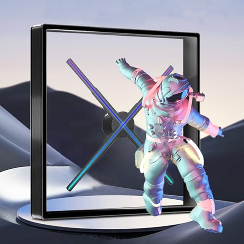 Hologramm-Fächer, 3D-Hologramm-Fächerprojektor-Werbedisplay, 3D-Hologramm-Projektor, Mehrere Medienformate, App-Steuerung Für Geschäfte, Bars,65Cm Hologramm-Fächer, 3D-Hologramm-Fächerprojektor-Werbedisplay, 3D-Hologramm-Projektor, Mehrere Medienformate, App-Steuerung Für Geschäfte, Bars,65Cm von XDLYWUZIQ
