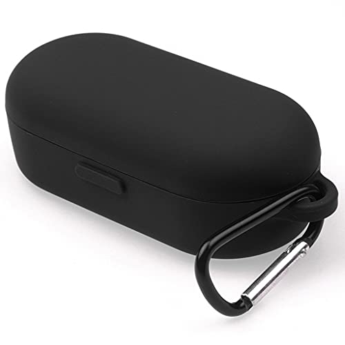 Silikonhülle für Bose Sport Ohrhörer, stoßfeste Schutzhülle mit Schlüsselbund (Schwarz) von XDMEI