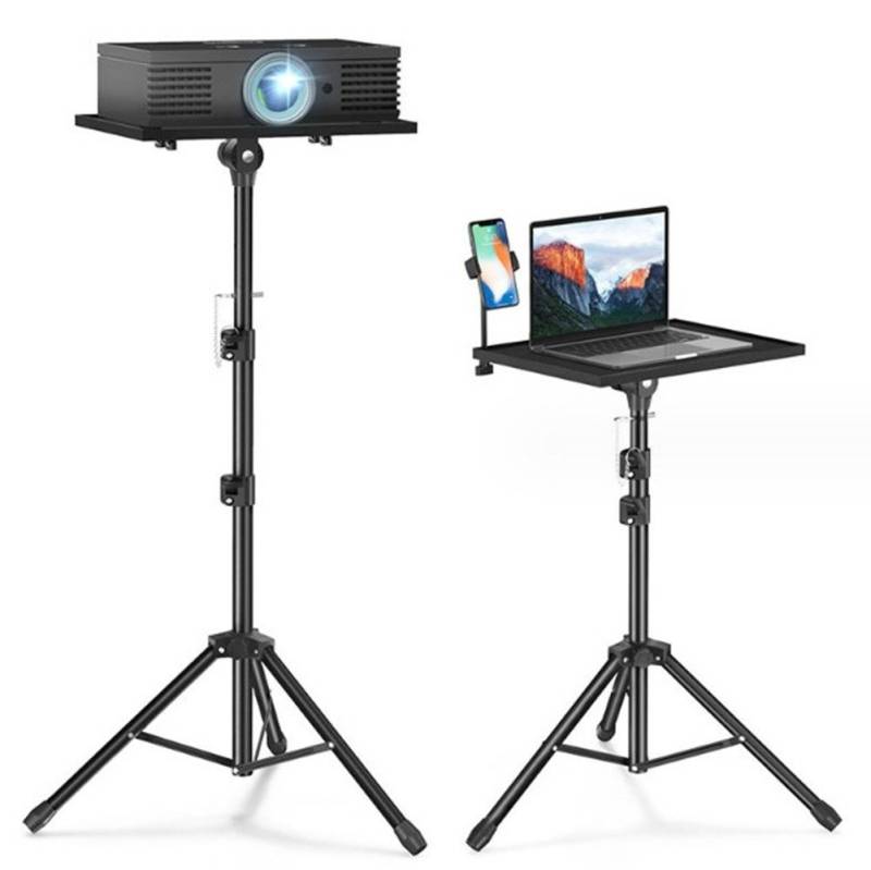 XDeer Beamer Ständer - Notenständer Klappbar Stabil,Laptop Bodenständer Beamer-Standfuß, (Tablet Halter mit Gleitschutzmatte - Projector Tripod Stand) von XDeer