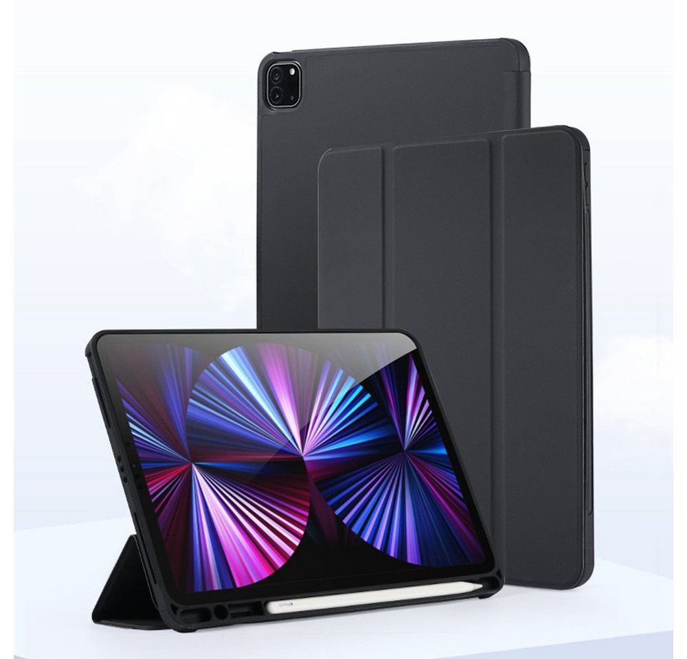 XDeer Tablet-Hülle Hülle für iPad 10.2 Zoll(Modell 2021/2020/2019, 9./8./7) TPU 10,2 cm (4 Zoll), TPU Schutzhülle Smart Case Cover mit Pencil Slot,Auto Sleep/Wake von XDeer