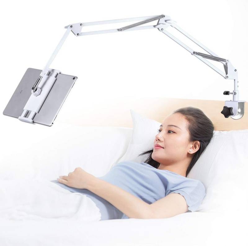 XDeer Tablet-Ständer für Bett,Handy Halterung Bett,Tablet Halterung Tablet-Halterung, (360 Grad Drehbarer,verstellbar,eignet für 4 bis13,5 Zoll Bildschirm) von XDeer