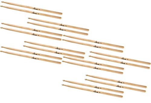 10 Paar XDrum Schlagzeug Sticks 5A Wood Tip von XDrum