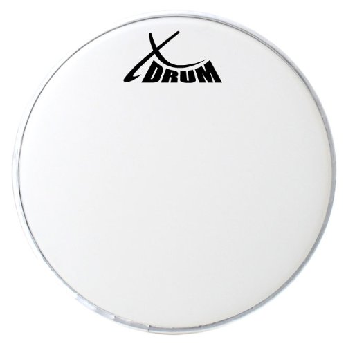 XDrum 10" Coated Drumfell (10" weiß, aufgerauhte Mylar-Schicht, offener, warmer Klang mit dezentem Attack und langem Sustain) von XDrum
