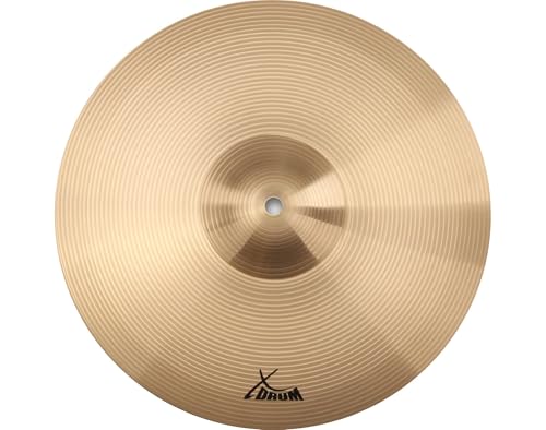 XDrum 16" Eco Becken Crash (Drum Cymbals, Musikalisches, harmonisches und dennoch durchsetzungsfähiges Beckenset, Im Klang mitteldunkel, voll) von XDrum