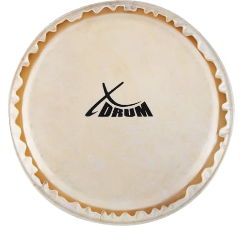 XDrum Bongo Fell 7" - Natur-Fell für Bongo-Trommel - Durchmesser: 7 Zoll (ca. 178 mm) - Natur von XDrum