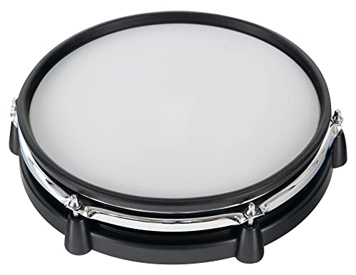 XDrum MP-10 Mesh Pad 10" (E-Drum, Mesh Head, Gewebe-Fell, Dual Zone, Rim Shot Funktion, natürliches Spielgefühl, Roland kompatibel, inkl. Halter) von XDrum