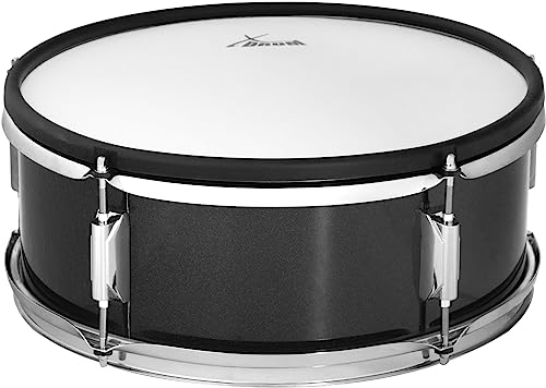 XDrum MP-14 Snare Drum Mesh Pad - 14" x 5,5" großer Holzkessel - Beidseitig mit Mesh Fellen bestückt - 2 Zonen-Trigger für Fell und Rand - Stickschutz aus Gummi - Folierte Oberfläche - Black Sparkle von XDrum