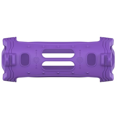 XEGIMOR Silikon-Schutzhülle für JBL Charge 6 tragbare Bluetooth-Lautsprecher-Zubehör, Charge 6 Lautsprecher, Schutzhülle mit Schultergurt (violette Abdeckung) von XEGIMOR