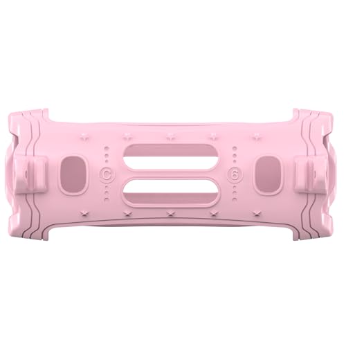 XEGIMOR Silikonhülle für JBL Charge 6 tragbare Bluetooth-Lautsprecher Zubehör, Charge 6 Lautsprecher Schutzhülle mit Schultergurt (rosa Abdeckung) von XEGIMOR