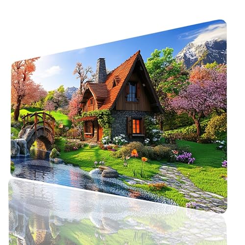 Gaming Mauspad XXL Baum, Brücke Mousepad 140x60x0.3CM, Wasserdicht Anti-Rutsch Schreibtischunterlage, Mouse Pad Verbessert Präzision und Geschwindigkeit, Gaming Zubehör für Schreibtisch Model-00439 Gaming Mauspad XXL Baum, Brücke Mousepad 140x60x0.3CM, Wasserdicht Anti-Rutsch Schreibtischunterlage, Mouse Pad Verbessert Präzision und Geschwindigkeit, Gaming Zubehör für Schreibtisch Model-00439 von XELIETOO