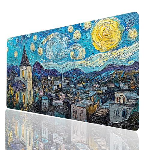 Gaming Mauspad XXL Sternenhimmel, Abstrakt Mousepad 1200x600x3 mm, Wasserdicht Anti-Rutsch Schreibtischunterlage, Mouse Pad Verbessert Präzision und Geschwindigkeit, Gaming Zubehör für PC Model-00078 Gaming Mauspad XXL Sternenhimmel, Abstrakt Mousepad 1200x600x3 mm, Wasserdicht Anti-Rutsch Schreibtischunterlage, Mouse Pad Verbessert Präzision und Geschwindigkeit, Gaming Zubehör für PC Model-00078 von XELIETOO