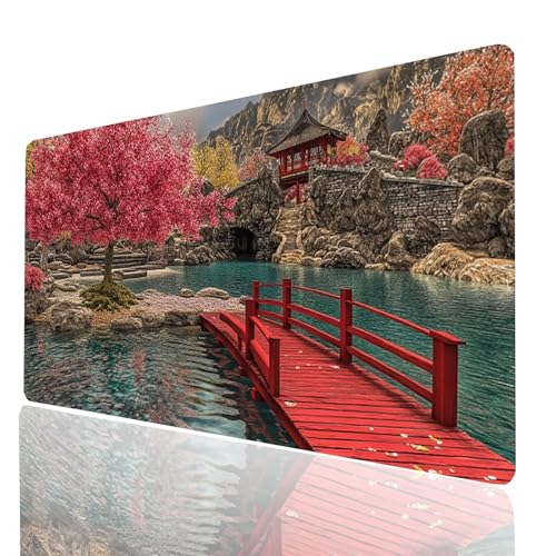 Gaming Mauspad xxl Landschaft, Baum Mousepad 1200x600x3mm, Wasserdicht Anti-Rutsch Schreibtischunterlage, Mouse Pad Verbessert Präzision und Geschwindigkeit, Gaming Zubehör für Schreibtisch Model00998 Gaming Mauspad xxl Landschaft, Baum Mousepad 1200x600x3mm, Wasserdicht Anti-Rutsch Schreibtischunterlage, Mouse Pad Verbessert Präzision und Geschwindigkeit, Gaming Zubehör für Schreibtisch Model00998 von XELIETOO