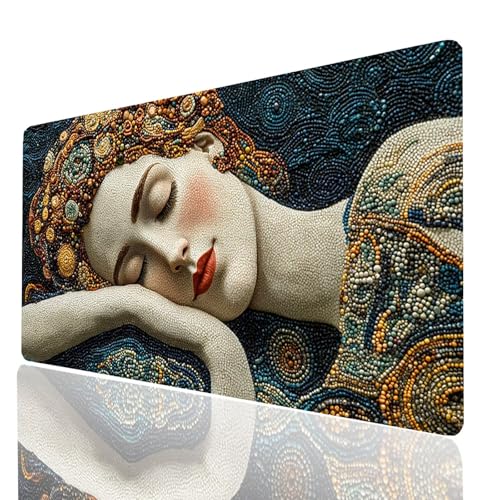 Göttin Mauspad XXL 700 x 300 x 3mm, Groß Mousepad Gaming Frau Vernähte Kanten, Schreibtischunterlage Wetterfest Anti Rutsch, Mouse pad für Gaming Pc Laptop Home Office, Geschenke für Männer Model00512 Göttin Mauspad XXL 700 x 300 x 3mm, Groß Mousepad Gaming Frau Vernähte Kanten, Schreibtischunterlage Wetterfest Anti Rutsch, Mouse pad für Gaming Pc Laptop Home Office, Geschenke für Männer Model00512 von XELIETOO