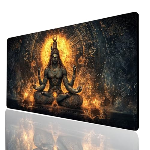 Indien Mauspad XXL 1400x600x3mm, Groß Mousepad Gaming Mythos Vernähte Kanten, Schreibtischunterlage Wetterfest Anti Rutsch, Mouse pad für Gaming Pc Laptop Home Office, Geschenke für Männer Model-00659 Indien Mauspad XXL 1400x600x3mm, Groß Mousepad Gaming Mythos Vernähte Kanten, Schreibtischunterlage Wetterfest Anti Rutsch, Mouse pad für Gaming Pc Laptop Home Office, Geschenke für Männer Model-00659 von XELIETOO