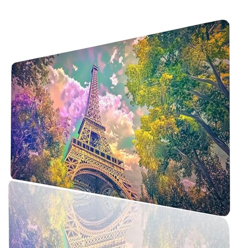 Landschaft Mauspad XXL 800 x 300 x 3mm, Groß Mousepad Gaming Eiffelturm Vernähte Kanten, Schreibtischunterlage Wetterfest Anti Rutsch, Mouse pad für Gaming Pc Laptop, Geschenke für Männer Model-00563 Landschaft Mauspad XXL 800 x 300 x 3mm, Groß Mousepad Gaming Eiffelturm Vernähte Kanten, Schreibtischunterlage Wetterfest Anti Rutsch, Mouse pad für Gaming Pc Laptop, Geschenke für Männer Model-00563 von XELIETOO