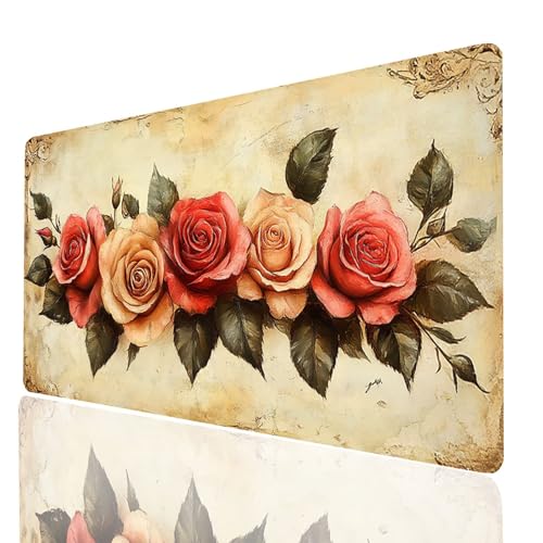 Pflanzen Mauspad XXL 1600 x 800 x 3mm, Groß Mousepad Gaming Blume Vernähte Kanten, Schreibtischunterlage Wetterfest Anti Rutsch, Mouse pad für Gaming Pc Laptop Office, Geschenke für Männer Model-00620 Pflanzen Mauspad XXL 1600 x 800 x 3mm, Groß Mousepad Gaming Blume Vernähte Kanten, Schreibtischunterlage Wetterfest Anti Rutsch, Mouse pad für Gaming Pc Laptop Office, Geschenke für Männer Model-00620 von XELIETOO