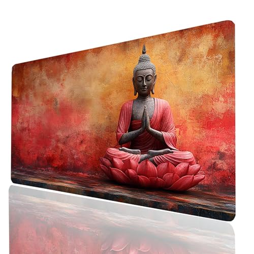 Zen Mauspad XXL 1000 x 500 x 3mm, Groß Mousepad Gaming Blume Vernähte Kanten, Schreibtischunterlage Wetterfest Anti Rutsch, Mouse pad für Gaming Pc Laptop Home Office, Geschenke für Männer Model-00417 Zen Mauspad XXL 1000 x 500 x 3mm, Groß Mousepad Gaming Blume Vernähte Kanten, Schreibtischunterlage Wetterfest Anti Rutsch, Mouse pad für Gaming Pc Laptop Home Office, Geschenke für Männer Model-00417 von XELIETOO