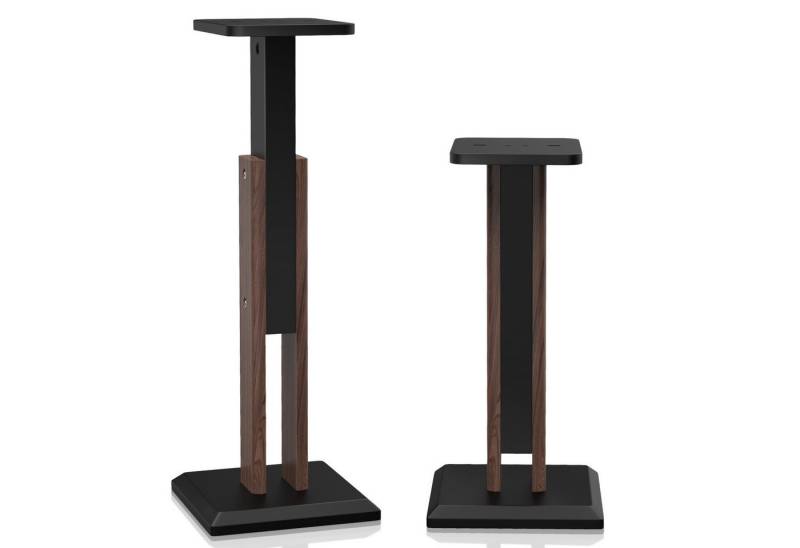 XERSEK Lautsprecherständer 2 Holz Standfüße Boxenständer 65-85cm Ständer für Lautsprecherboxen, (2-tlg., Höhenverstellbar, von 4 bis 10 Zoll, 20kg Tragkraf) von XERSEK