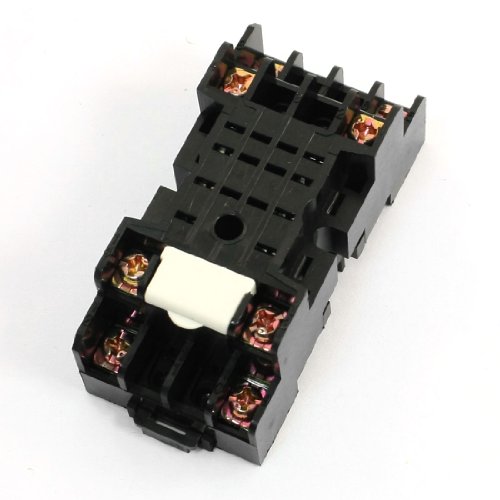 35mm DIN Control electrical Rail Mounting Relay Socket Base Holder for PYF08.5A XEWZSVSU von XEWZSVSU