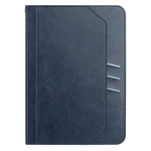 XFDSFDL® Schutzhülle für Universal Alle 8 Zoll (Bildschirm Größe 7,5 Zoll - 8 Zoll) PU Leder Hülle Tragbarkeit Brieftasche mit Ständer Kartenfächern Ledertasche Blau von XFDSFDL