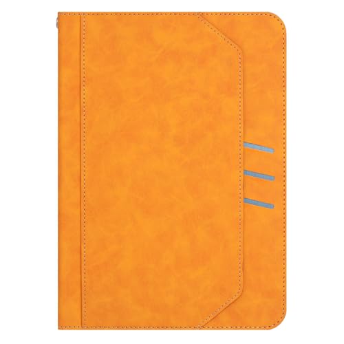 XFDSFDL® Schutzhülle für Universal Alle 8 Zoll (Bildschirm Größe 7,5 Zoll - 8 Zoll) PU Leder Hülle Tragbarkeit Brieftasche mit Ständer Kartenfächern Ledertasche Braun von XFDSFDL