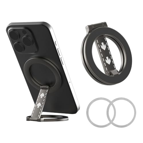 XFSRG Doppelseitig mit Magnet Handyhalter Z Faltung Handyhalterung Zweiachsiges Falten Einstellbar Geeignet für Küche Fitness und Auto Navigation XFSRG Doppelseitig mit Magnet Handyhalter Z Faltung Handyhalterung Zweiachsiges Falten Einstellbar Geeignet für Küche Fitness und Auto Navigation von XFSRG