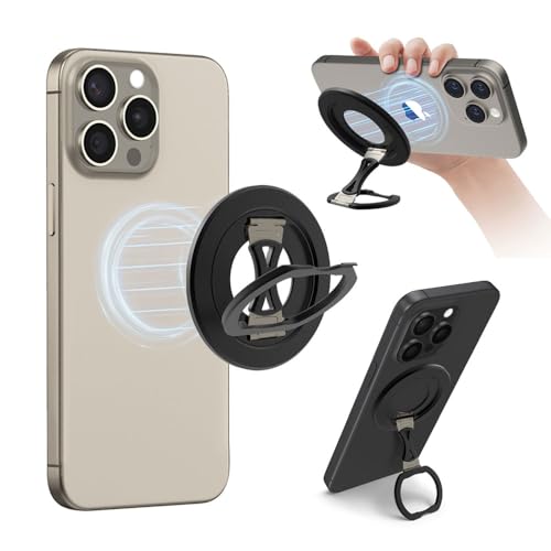 XFSRG Handy Ring Halterung Magnetismus Aluminiumlegierung Falten 360° Schwenkbar Multi Winkel Einstellung Einhändiger Handyhalter Griff Videobetrachtung Schreibtischständer XFSRG Handy Ring Halterung Magnetismus Aluminiumlegierung Falten 360° Schwenkbar Multi Winkel Einstellung Einhändiger Handyhalter Griff Videobetrachtung Schreibtischständer von XFSRG