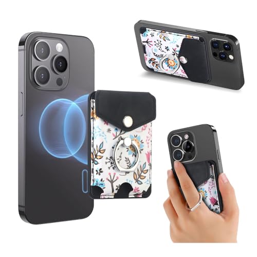 XFSRG Kartentasche Handyhalterung Magnetisch Handy Ring Halterung Mehrfarbige Drucke Handyhalter Sicher und Stabil Kann Bankkarte Ausweis Aufbewahren XFSRG Kartentasche Handyhalterung Magnetisch Handy Ring Halterung Mehrfarbige Drucke Handyhalter Sicher und Stabil Kann Bankkarte Ausweis Aufbewahren von XFSRG