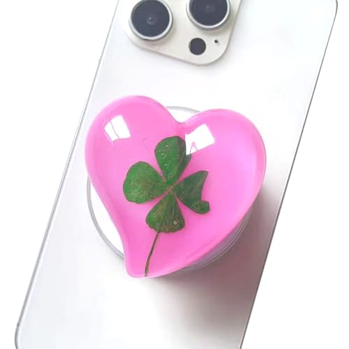 XFSRG Magnetisch Handy Griffhalter Liebesherz Vierblättriges Kleeblatt Handyhalter Einziehbar und Faltbar Handygriff Kreativ und Niedlich für Valentinstag Jahrestag Geburtstag Geschenk XFSRG Magnetisch Handy Griffhalter Liebesherz Vierblättriges Kleeblatt Handyhalter Einziehbar und Faltbar Handygriff Kreativ und Niedlich für Valentinstag Jahrestag Geburtstag Geschenk von XFSRG