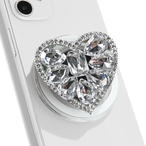 XFSRG Magnetisch Handy Griffhalter Luxus Strass Herz Handyhalter Einziehbar und Faltbar Handygriff Starke Adsorption für den Schreibtisch Einhändiges Halten Videos Ansehen XFSRG Magnetisch Handy Griffhalter Luxus Strass Herz Handyhalter Einziehbar und Faltbar Handygriff Starke Adsorption für den Schreibtisch Einhändiges Halten Videos Ansehen von XFSRG