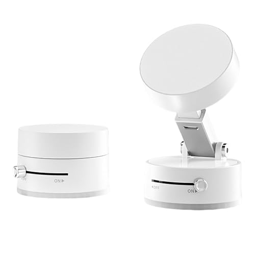 XFSRG Telefonhalterung für Auto, magnetisch, um 360 Grad drehbar, magnetisch, Telefonhalterung, Zubehör, magnetisch, Telefongriff, mit Saugnapfbasis (weiß) von XFSRG