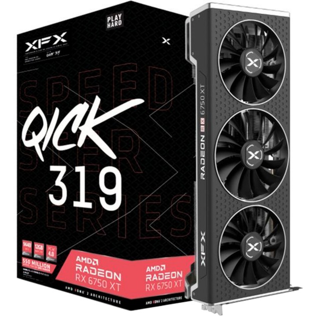 Radeon RX 6750 XT SPEEDSTER QICK319 Core, Grafikkarte von XFX