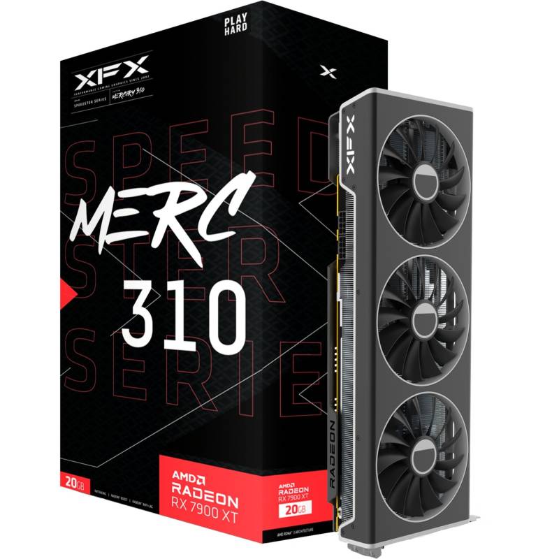 Radeon RX 7900 XT SPEEDSTER MERC 310, Grafikkarte von XFX