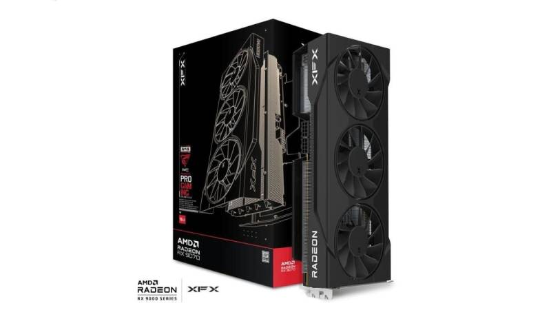 XFX Grafikkarte AMD Radeon RX 9070 Swift Triple Fan OC Gaming Edition 16GB GD... von XFX