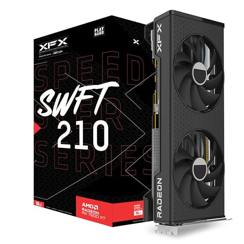 XFX Speedster SWFT210 Radeon RX 7600XT Core Grafikkarte (RX-76TSWFTFP) von XFX