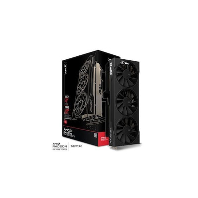 XFX Swift Radeon RX 9070 XT OC Black Triple Fan Gaming Edition Grafikkarte 16GB GDDR6 DP/HDMI von XFX