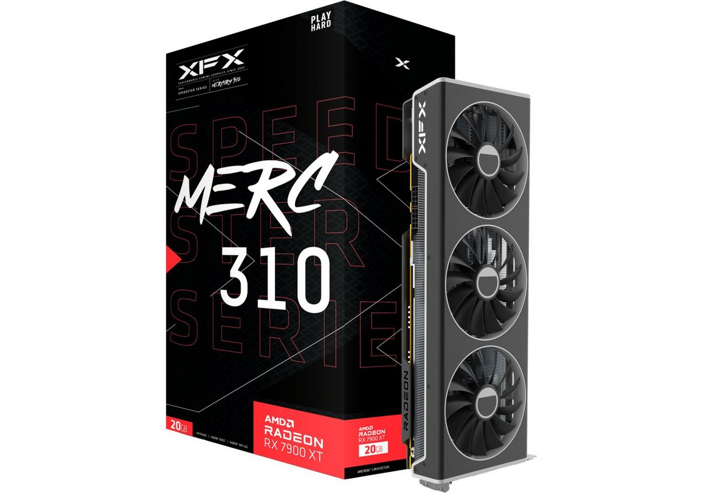 XFX XFX Radeon RX 7900 XT SPEEDSTER MERC 310, Grafikkarte (20 GB) von XFX