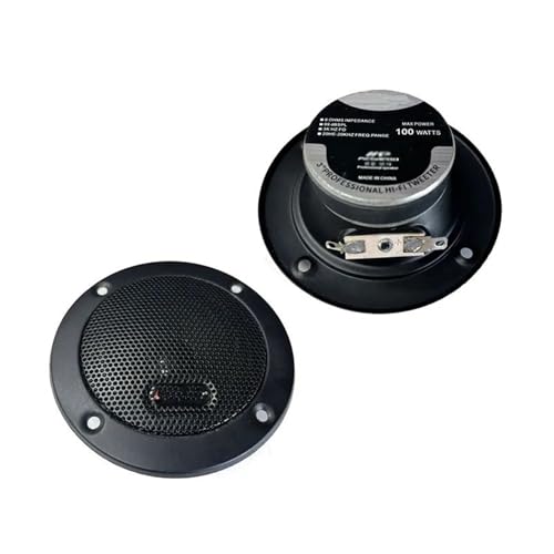 Auto-Hochtöner 3 4 5 Zoll Autolautsprecher Max.100W/120W/150W Autotür-Audio-Hochtöner Vollständiger Frequenzbereich Lautsprecher Tweeter(5 inch) von XFYESL