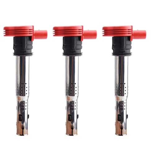XFYESL Zündkerzen 1/2/3/4PCS Auto Zündspule Für VW Für Jetta ForGolf Für Passat Für Tiguan CC Für Audi zündspule(3PCS) von XFYESL
