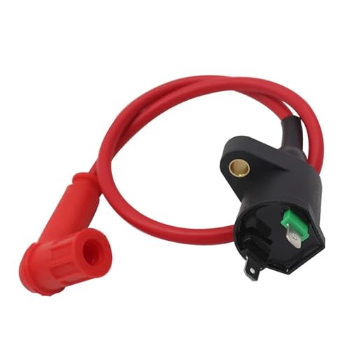 XFYESL Zündkerzen 50-160cc Racing Zündspule Für Motorrad Roller ATV Quad Buggy Ersatz zündspule(Red) von XFYESL